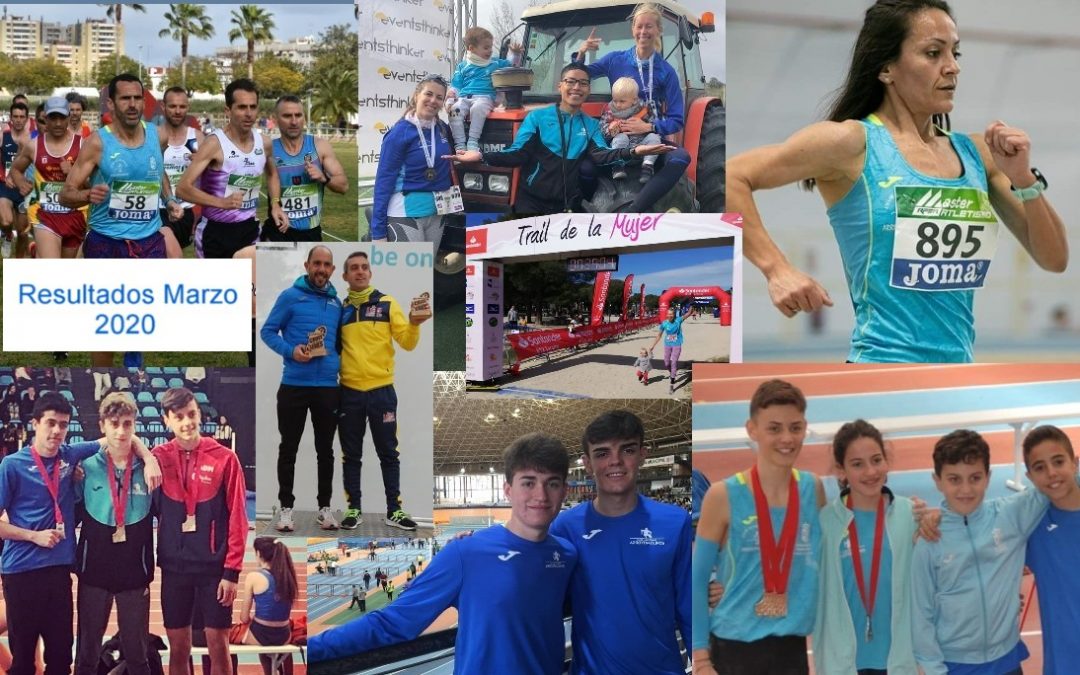 Tabla de resultados - RESULTADOS MARZO 2020 - Club Atletismo Arroyomolinos