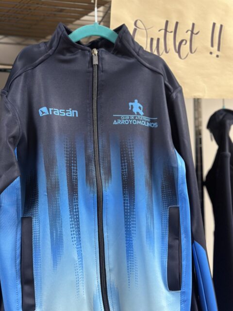 Chaqueta chándal outlet Club Atletismo Arroyomolinos - Rasán